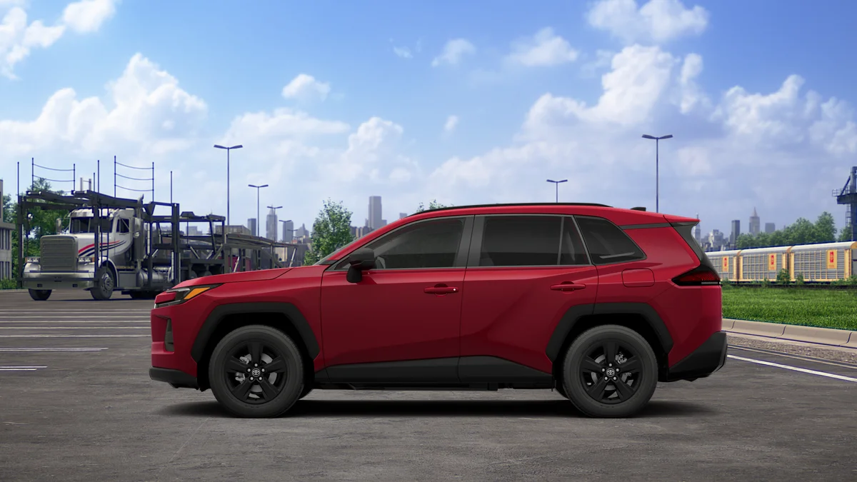 New 2026 Ruby Flare Pearl Toyota LE image 4