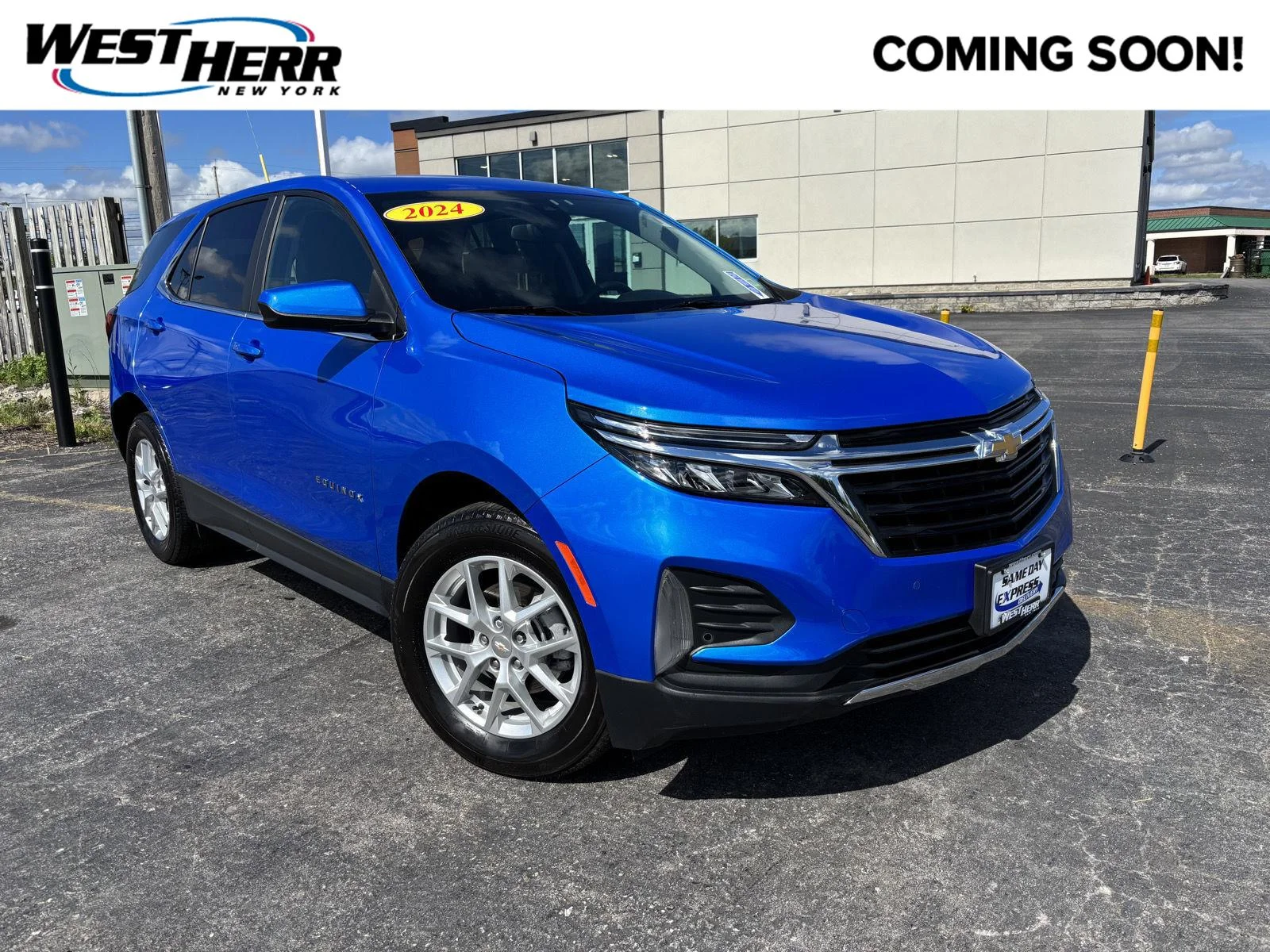 Used 2024 Riptide Blue Metallic Chevrolet LT image 1