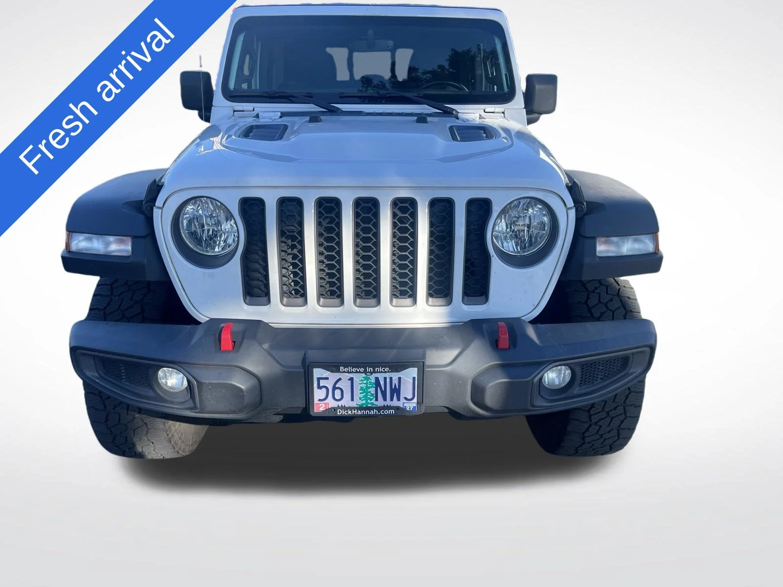 Used 2023 Bright White Clearcoat Jeep Rubicon image 1
