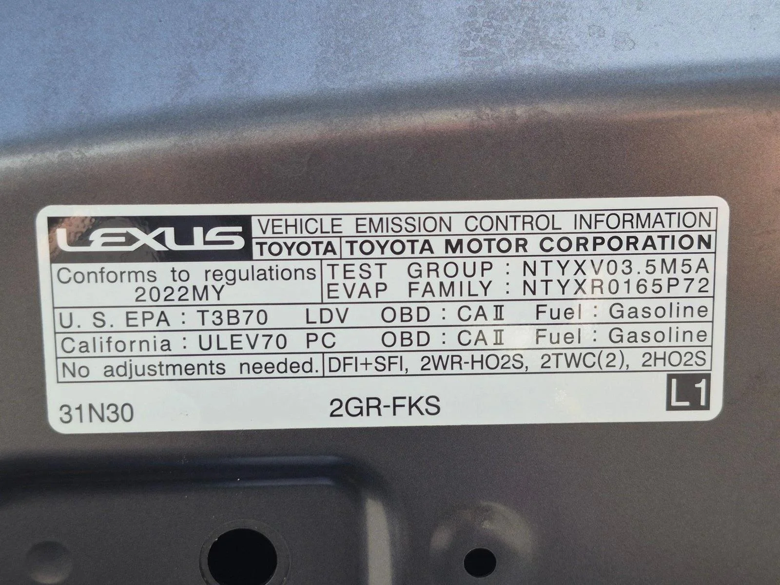 Certified Used 2022 Cloudburst Gray Lexus F SPORT image 21