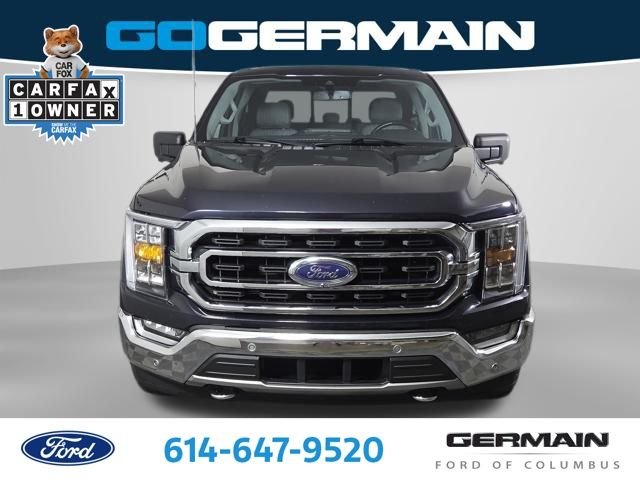Used 2021 Blue Metallic Ford XLT image 3