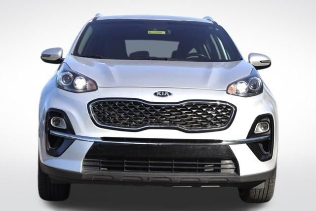 Used 2020 Sparkling Silver Kia EX image 3