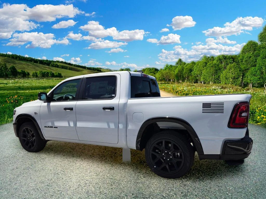 New 2026 Bright White Clear-Coat Exterior Paint RAM Laramie image 4