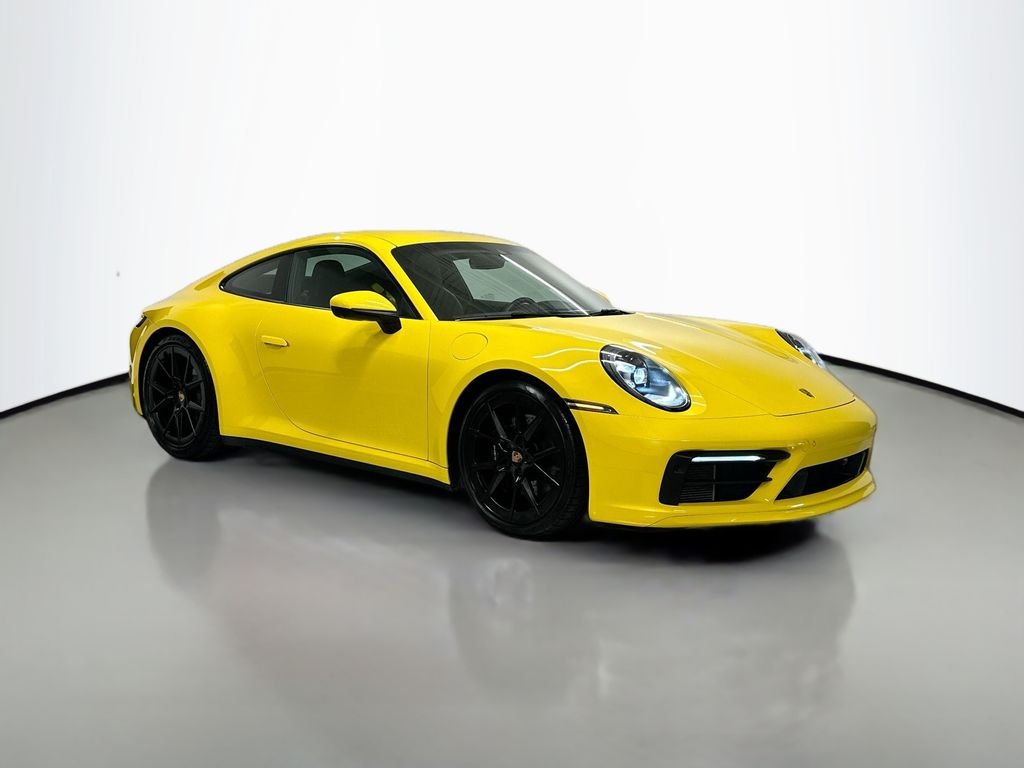 Used 2024 Yellow Porsche Carrera S image 7