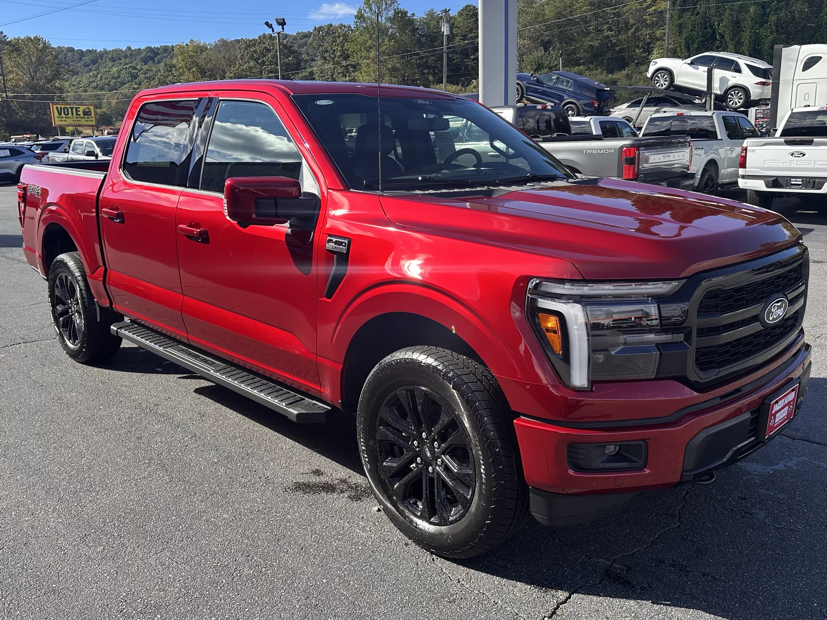 New 2026 Ruby Red Metallic Tinted Clearcoat Ford Lariat® image 4