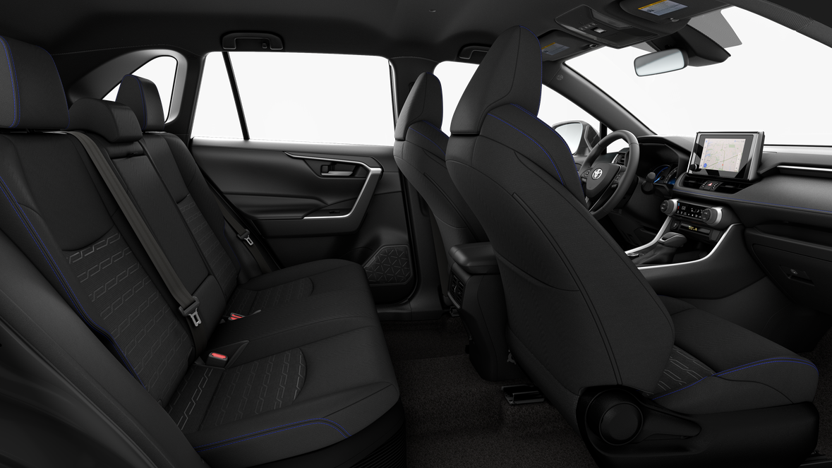 New 2025 Cavalry Blue Toyota Hybrid SE image 8