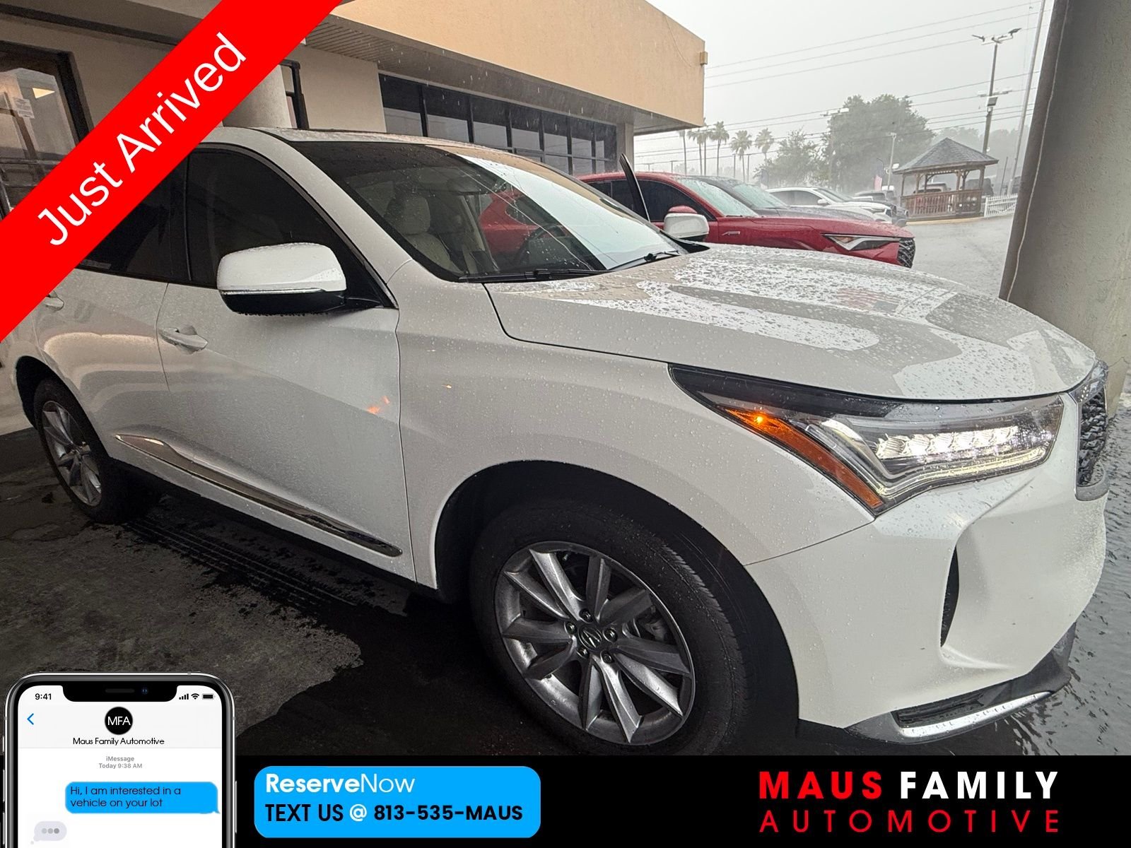 Used 2024 Platinum White Pearl Acura Base image 1