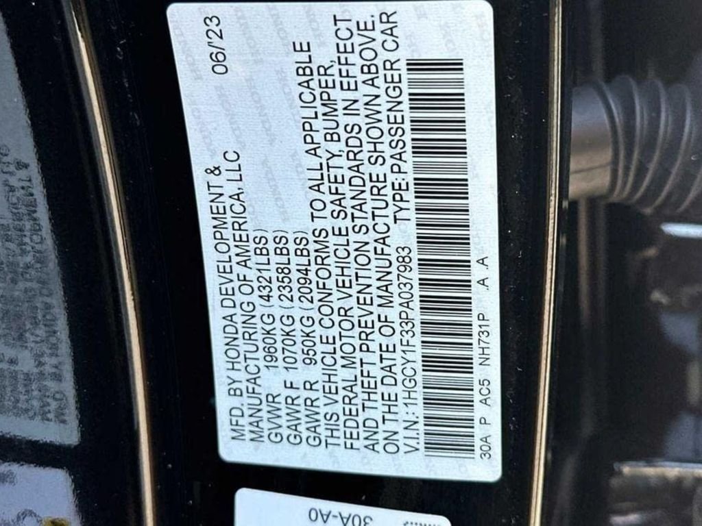 2023 Honda Accord EX - Photo 30
