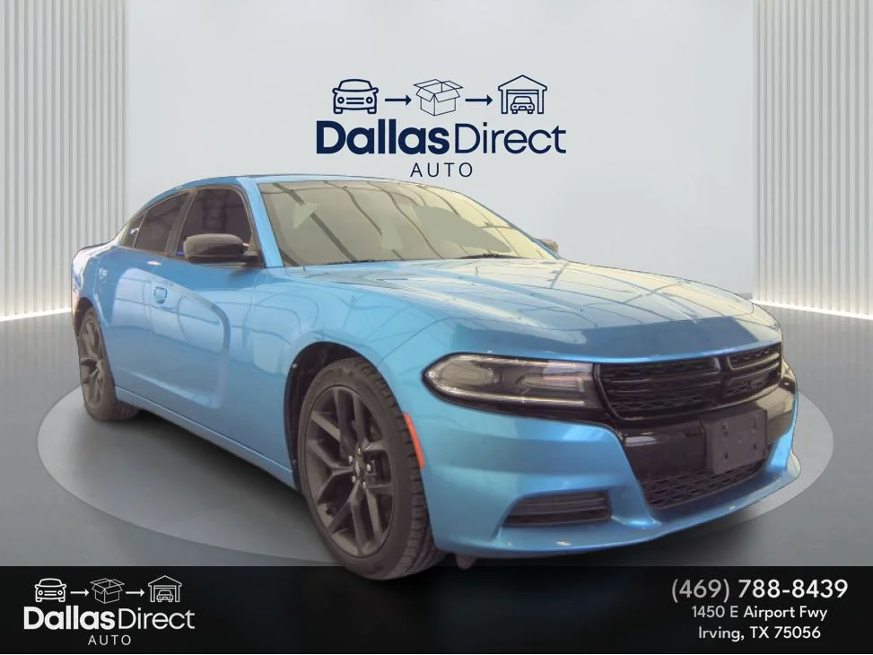 Used 2019 B5 Blue Pearlcoat Dodge SXT image 2