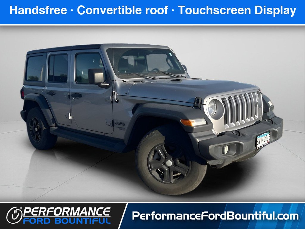 Used 2018 Billet Silver Metallic Clearcoat Jeep Unlimited Sport S image 1