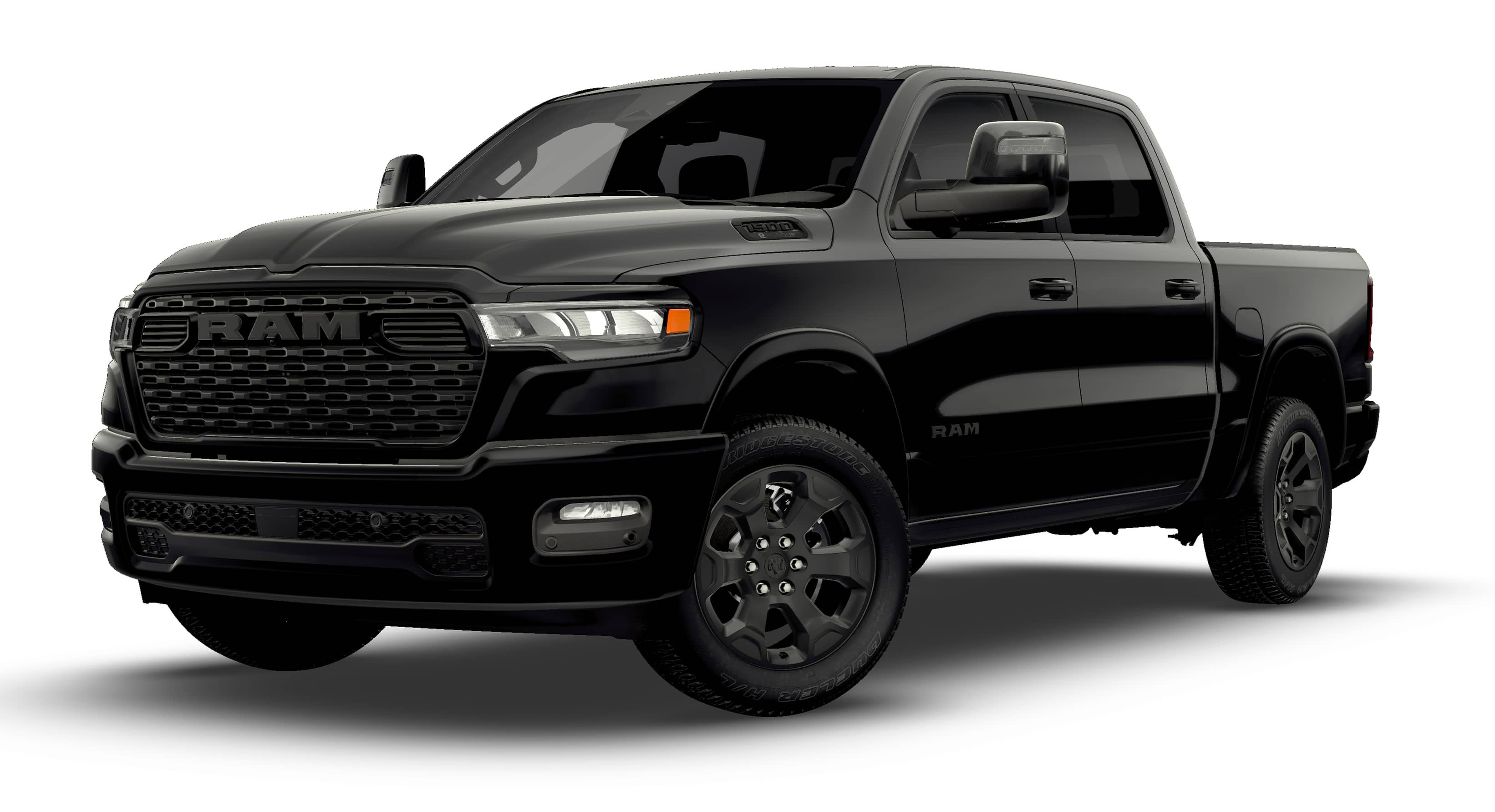 New 2026 Diamond Black Crystal Pearl-Coat Exterior Paint RAM Big Horn/Lone Star image 13