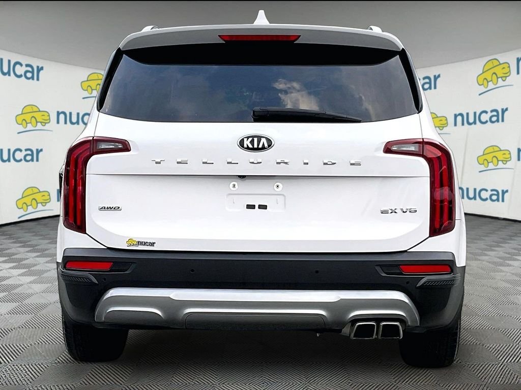 Used 2021 White Kia EX image 5