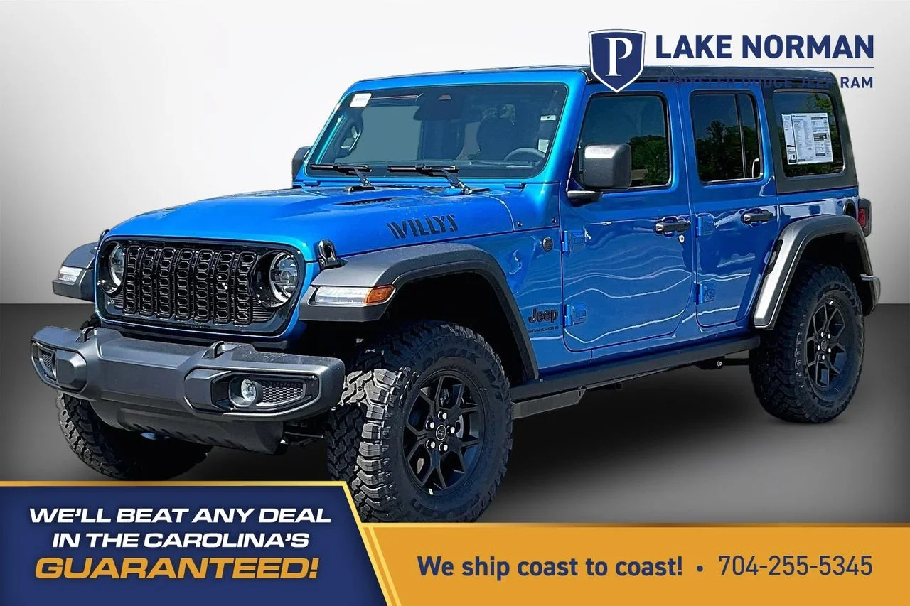New 2026 Hydro Blue Pearlcoat Jeep Willys image 4