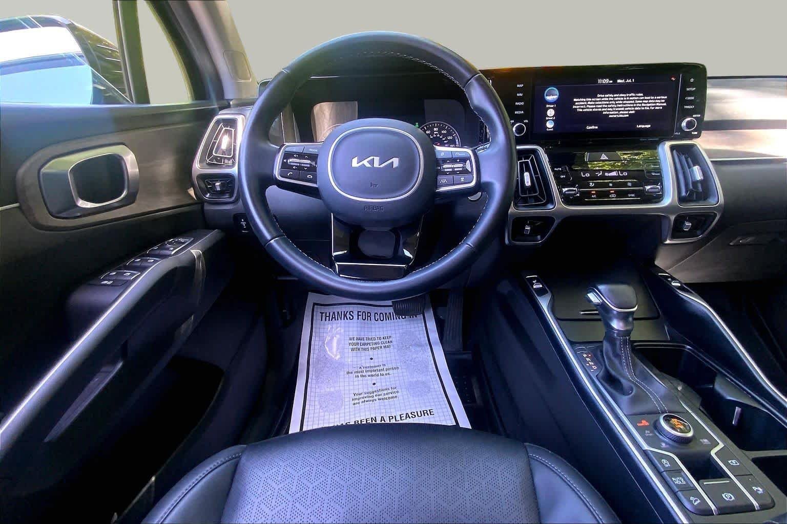 Used 2022 Ebony Black Kia X-Line EX image 6