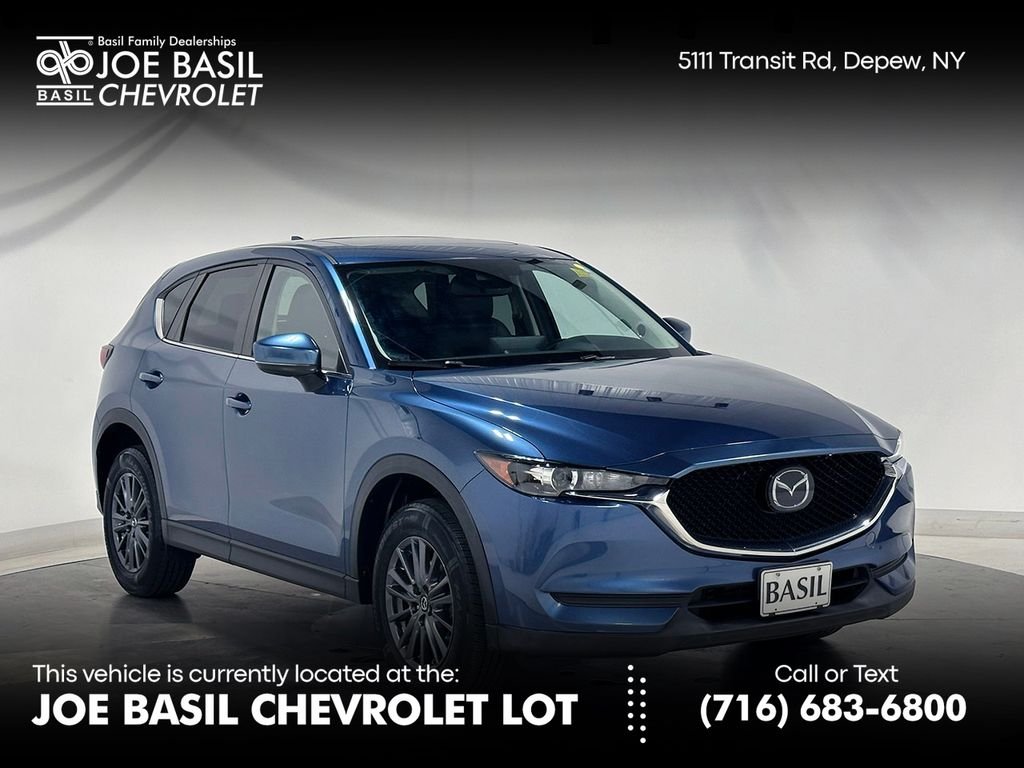 Used 2021 Blue Mazda Touring image 1