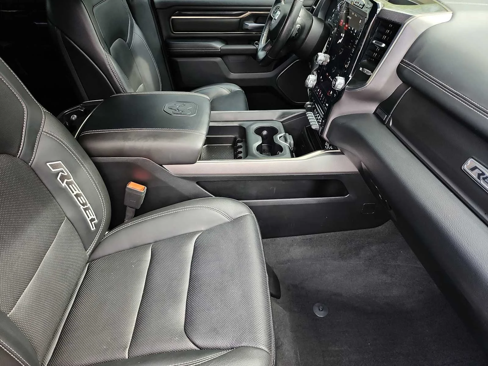 Used 2021 Granite Crystal Metallic Clearcoat Ram Rebel image 18