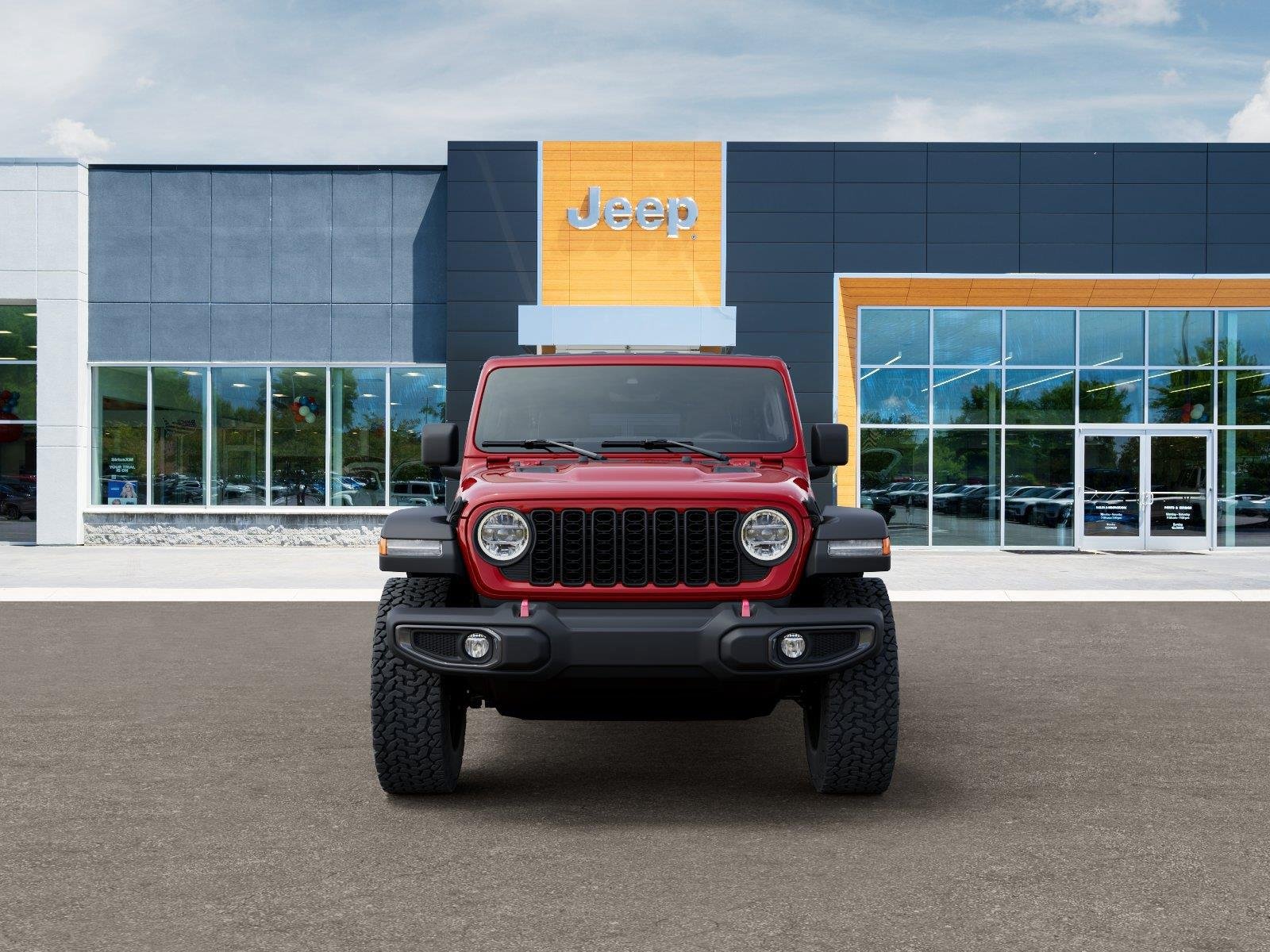 New 2026 Firecracker Red Clear-Coat Exterior Paint Jeep Rubicon image 6