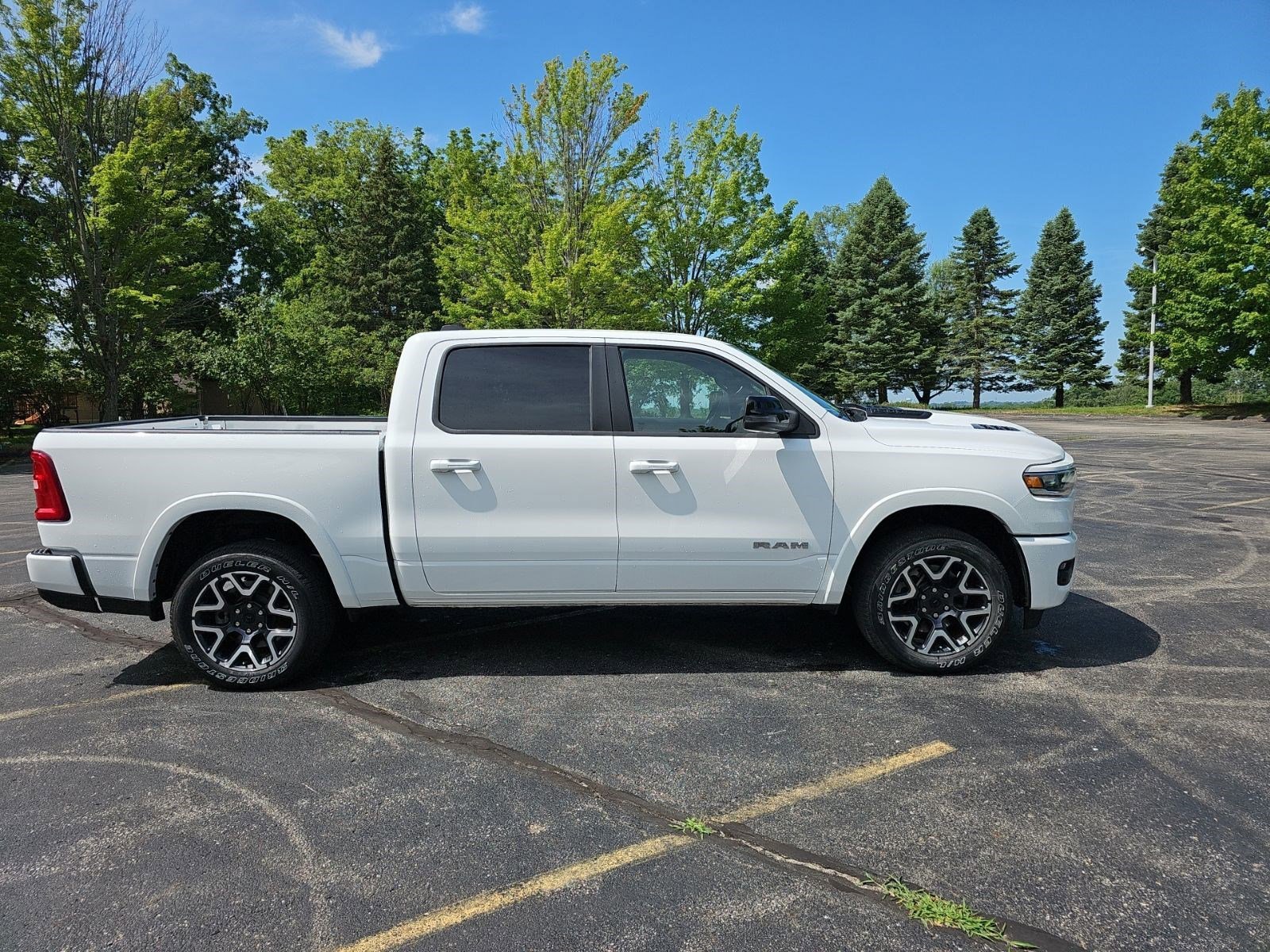 Certified Used 2025 Bright White Clearcoat Ram Laramie image 6