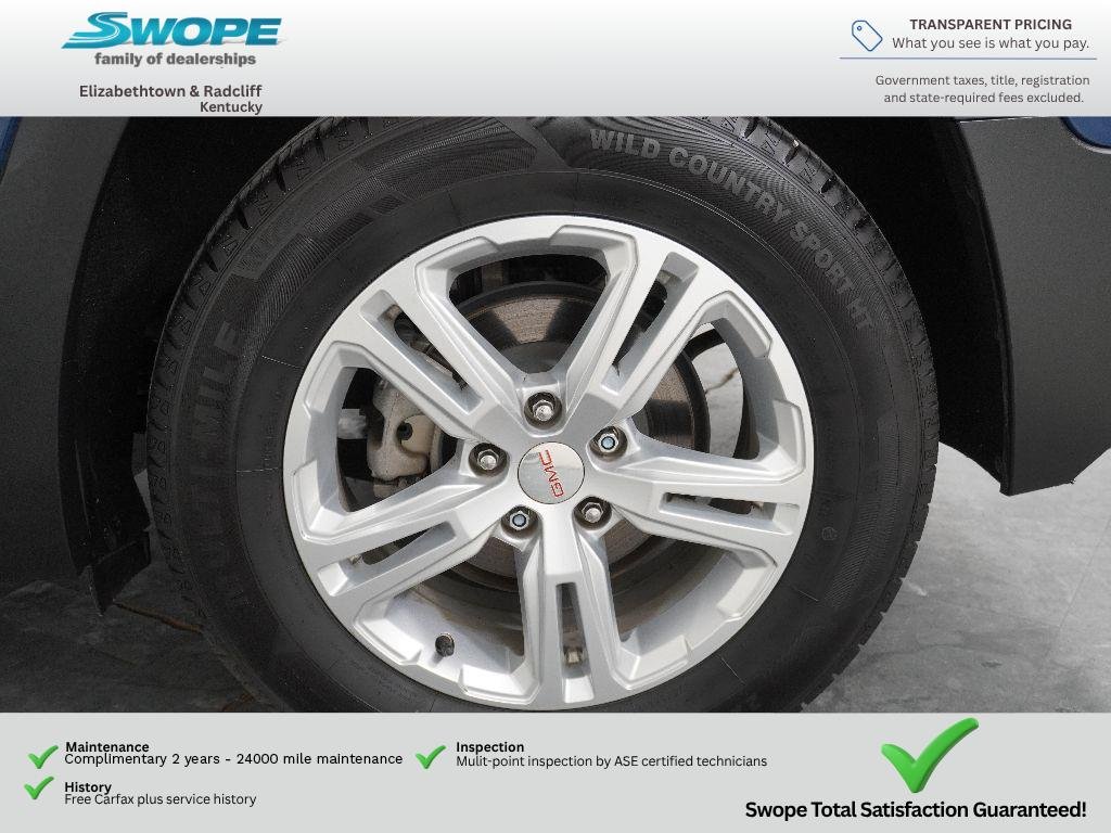 Used 2021 Blue Emerald Metallic GMC SLE image 28