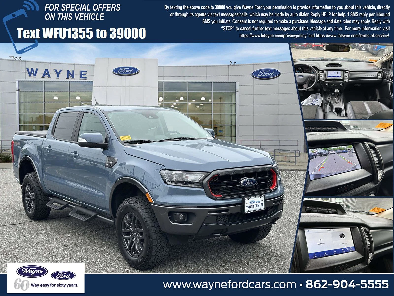 2023 Ford Ranger Lariat 4x4 SuperCrew 5' Box's photo
