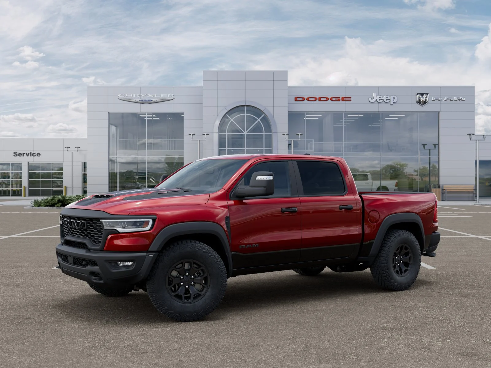 New 2026 Molten Red Pearl-Coat Exterior Paint RAM RHO image 30