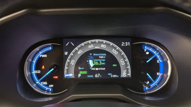 Used 2025 Silver Sky Metallic Toyota Hybrid XLE image 19