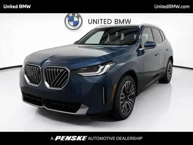 New 2026 Arctic Race Blue metallic BMW X3 image 2