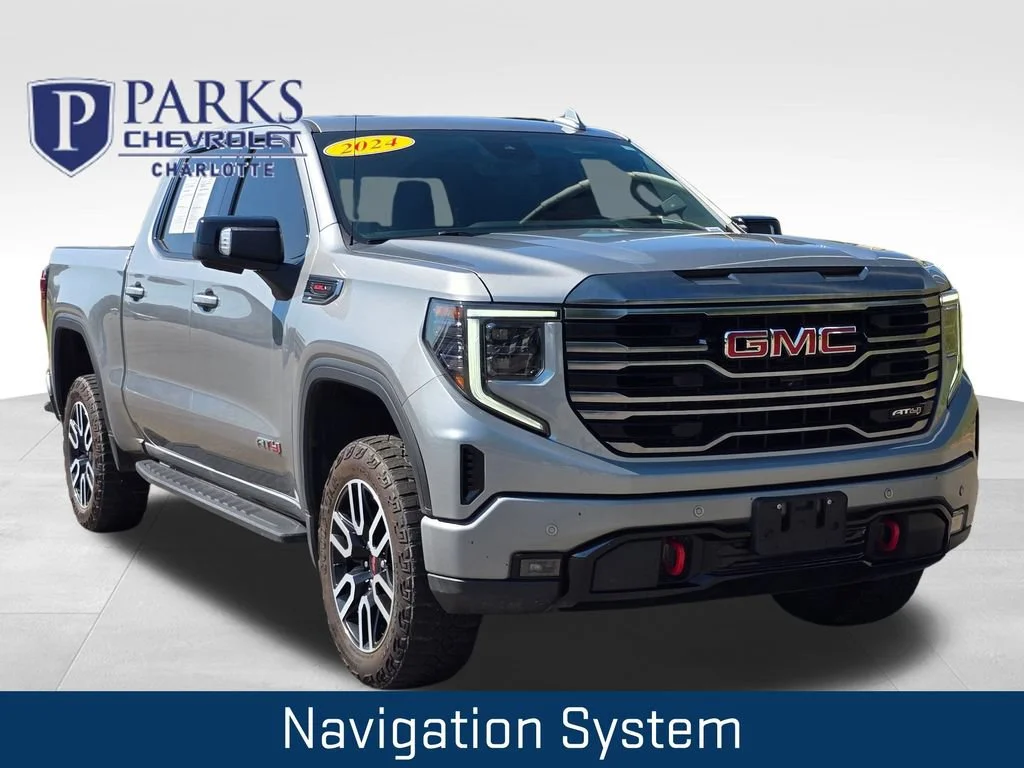Certified Used 2024 Sterling Metallic GMC AT4 image 1