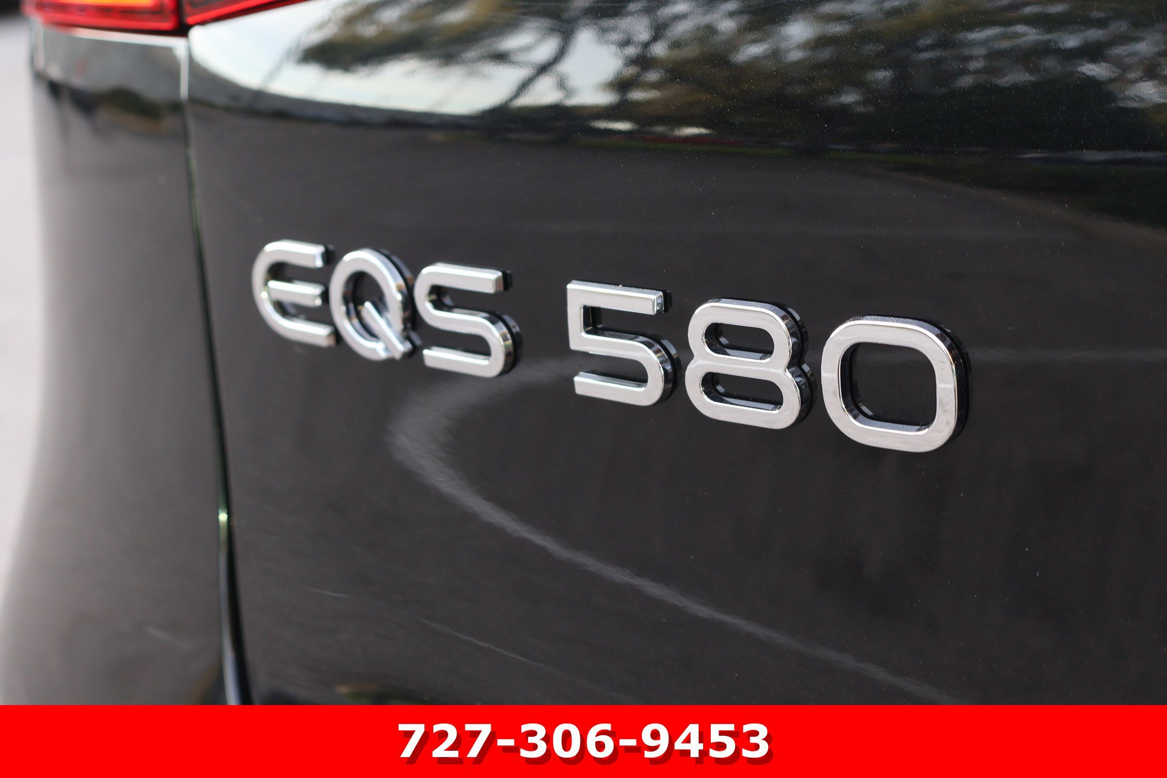 Certified Used 2023 Obsidian Black Metallic Mercedes-Benz EQS 580 image 9