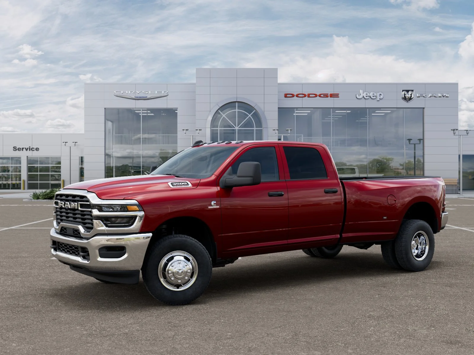 New 2026 Molten Red Pearl-Coat Exterior Paint RAM Tradesman image 11
