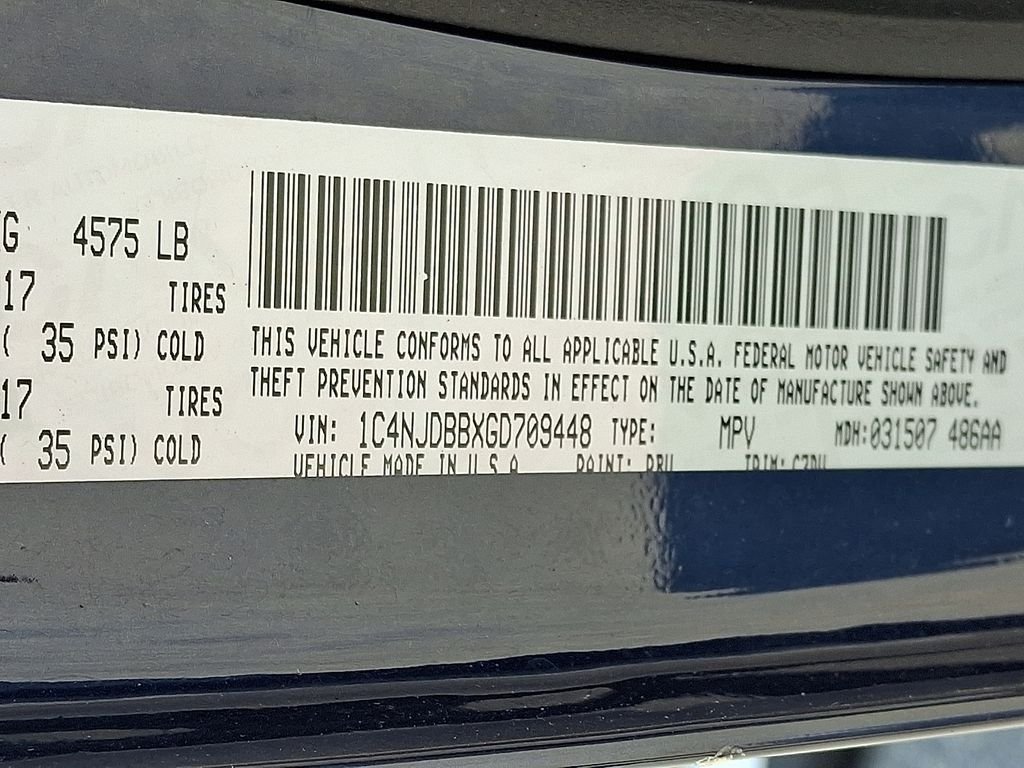 Used 2016 Blue Jeep Sport image 27