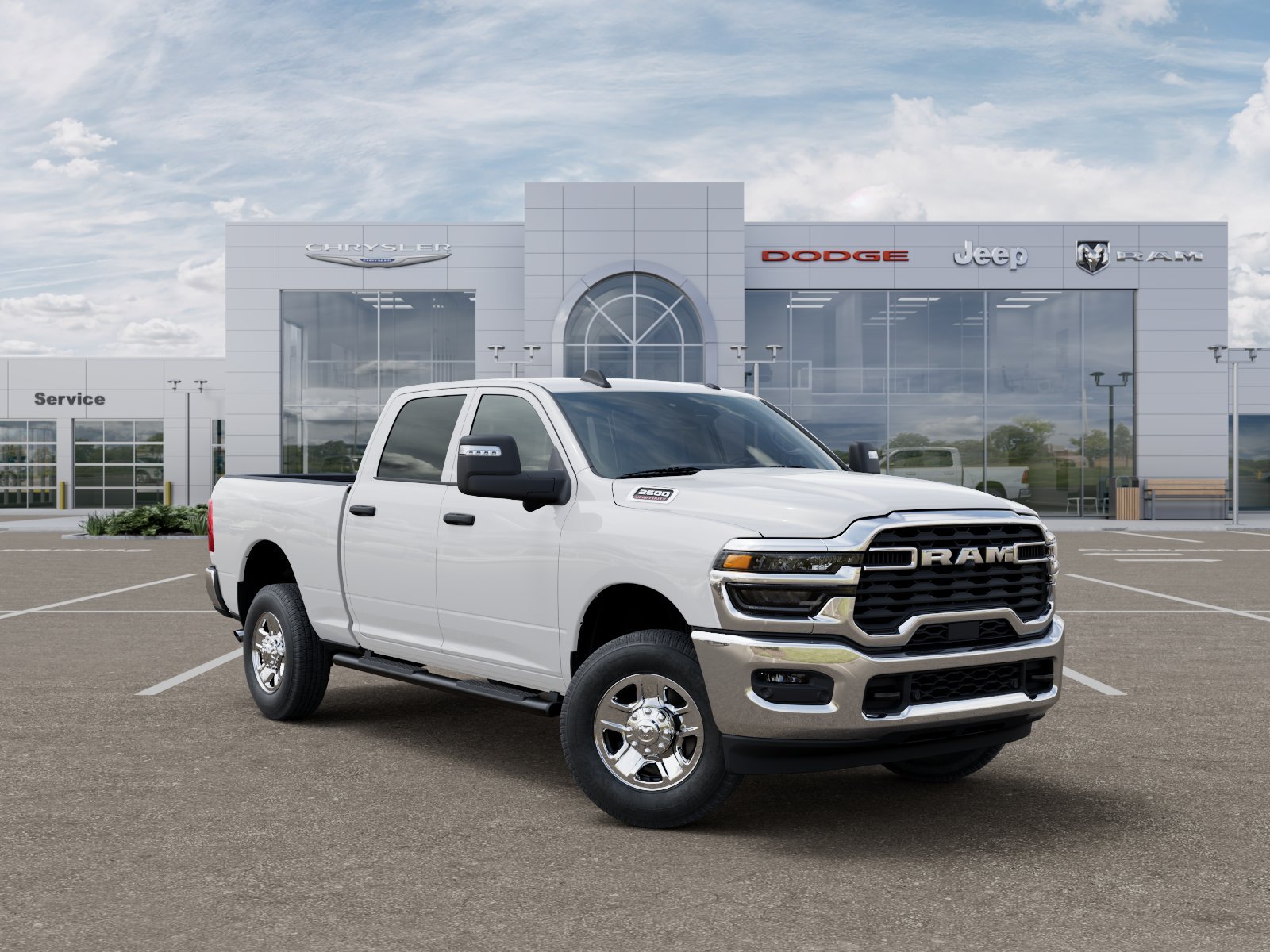 New 2026 Bright White Clear-Coat Exterior Paint RAM Tradesman image 98