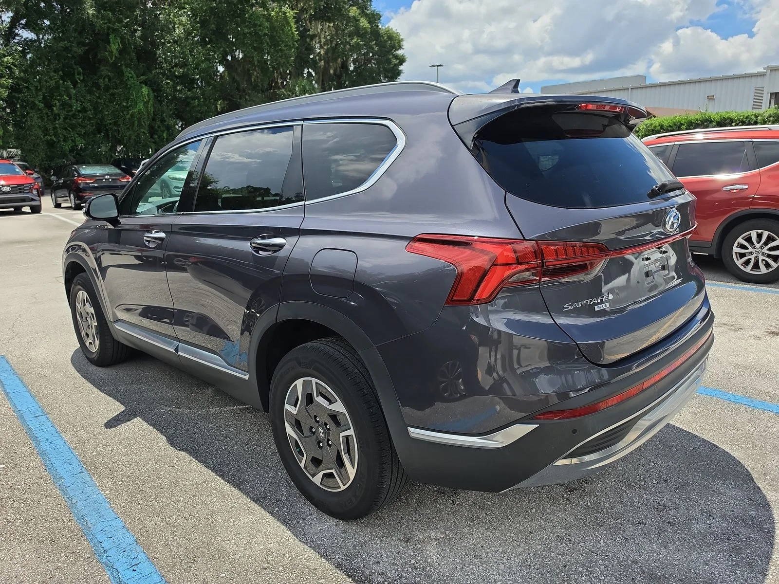 Used 2022 Blue Hyundai Blue image 5
