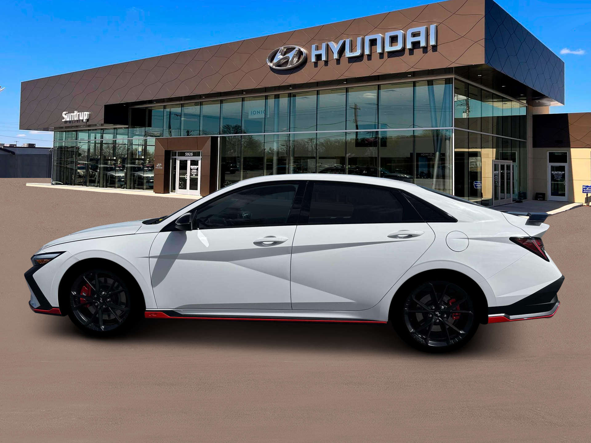 New 2026 Atlas White Hyundai Sedan image 3