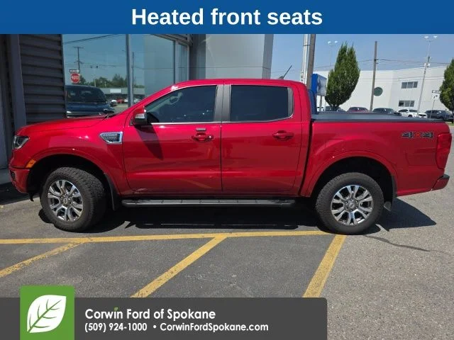 Used 2020 Rapid Red Metallic Tinted Clearcoat Ford Lariat image 11