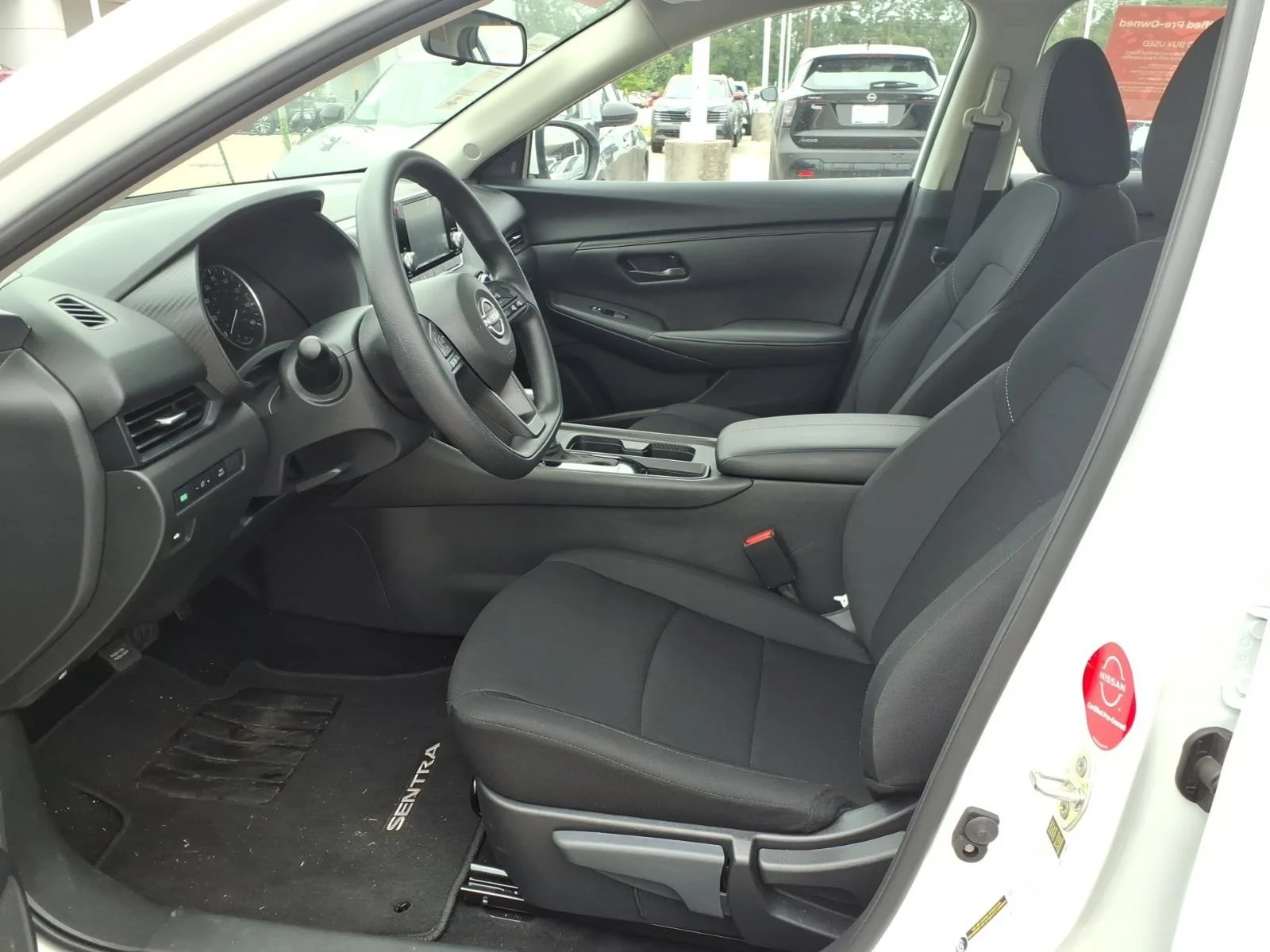 2025 Nissan Sentra S White at Robbins Nissan