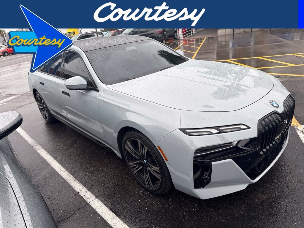 Used 2023 Gray BMW 740i image 1