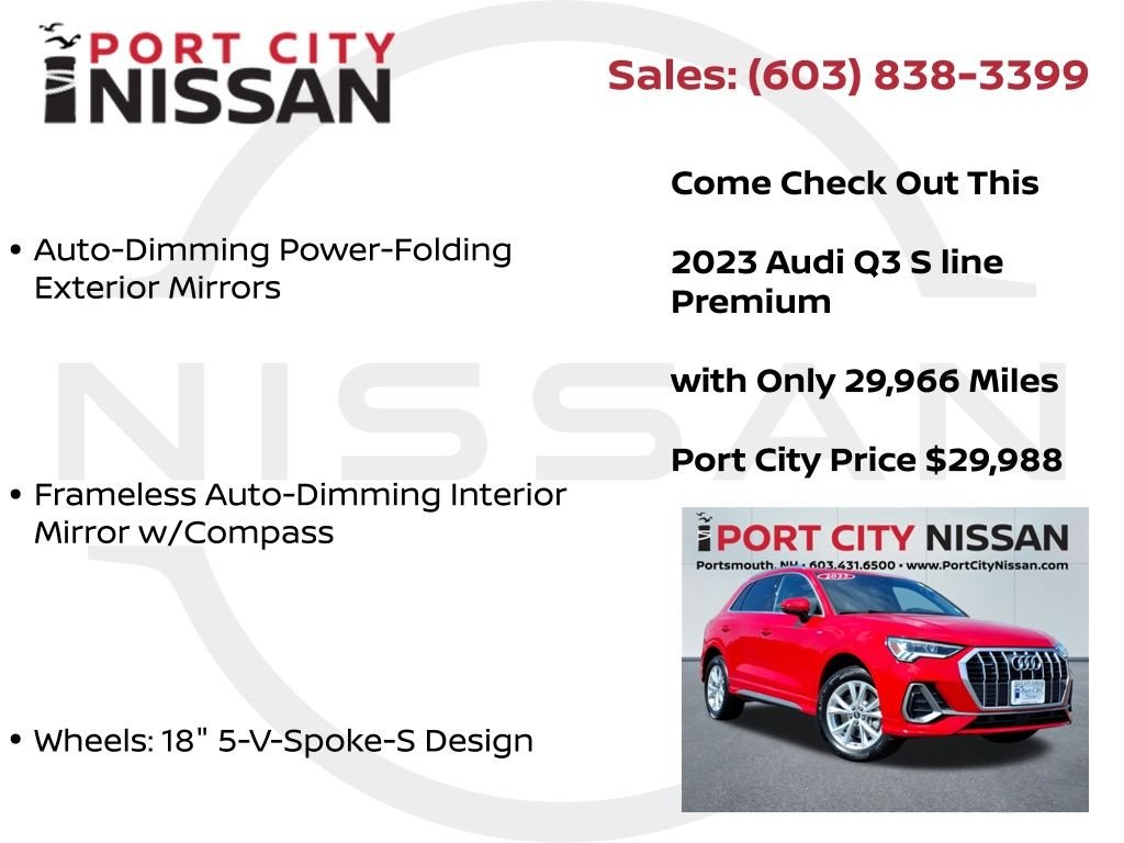 Used 2023 Tango Red Metallic Audi Premium S-LINE image 26
