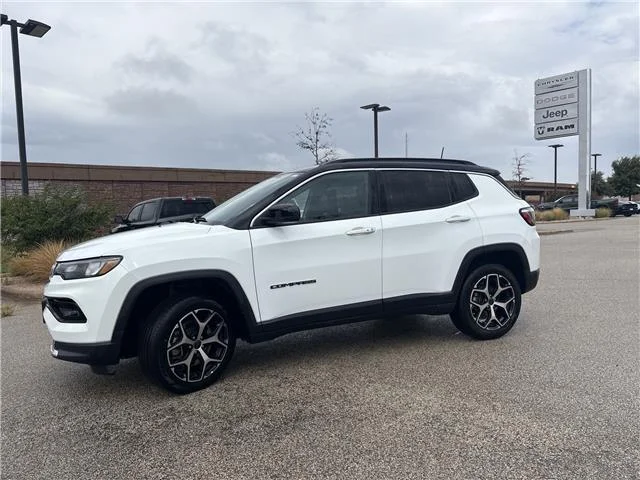 Used 2025 Bright White Clearcoat Jeep Limited 4x4 image 4
