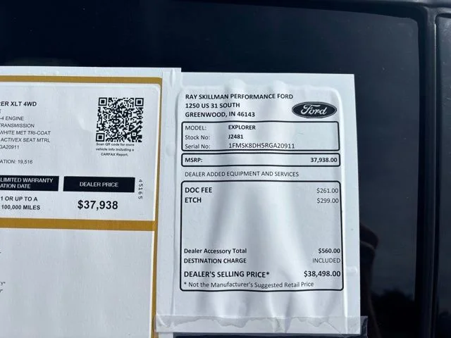 Certified Used 2024 Star White Ford XLT image 2