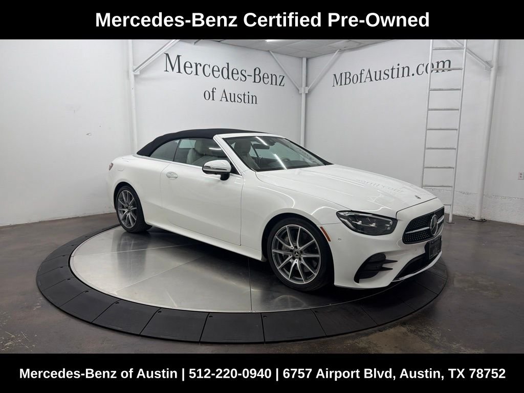 Certified Used 2023 White Mercedes-Benz E 450 image 1
