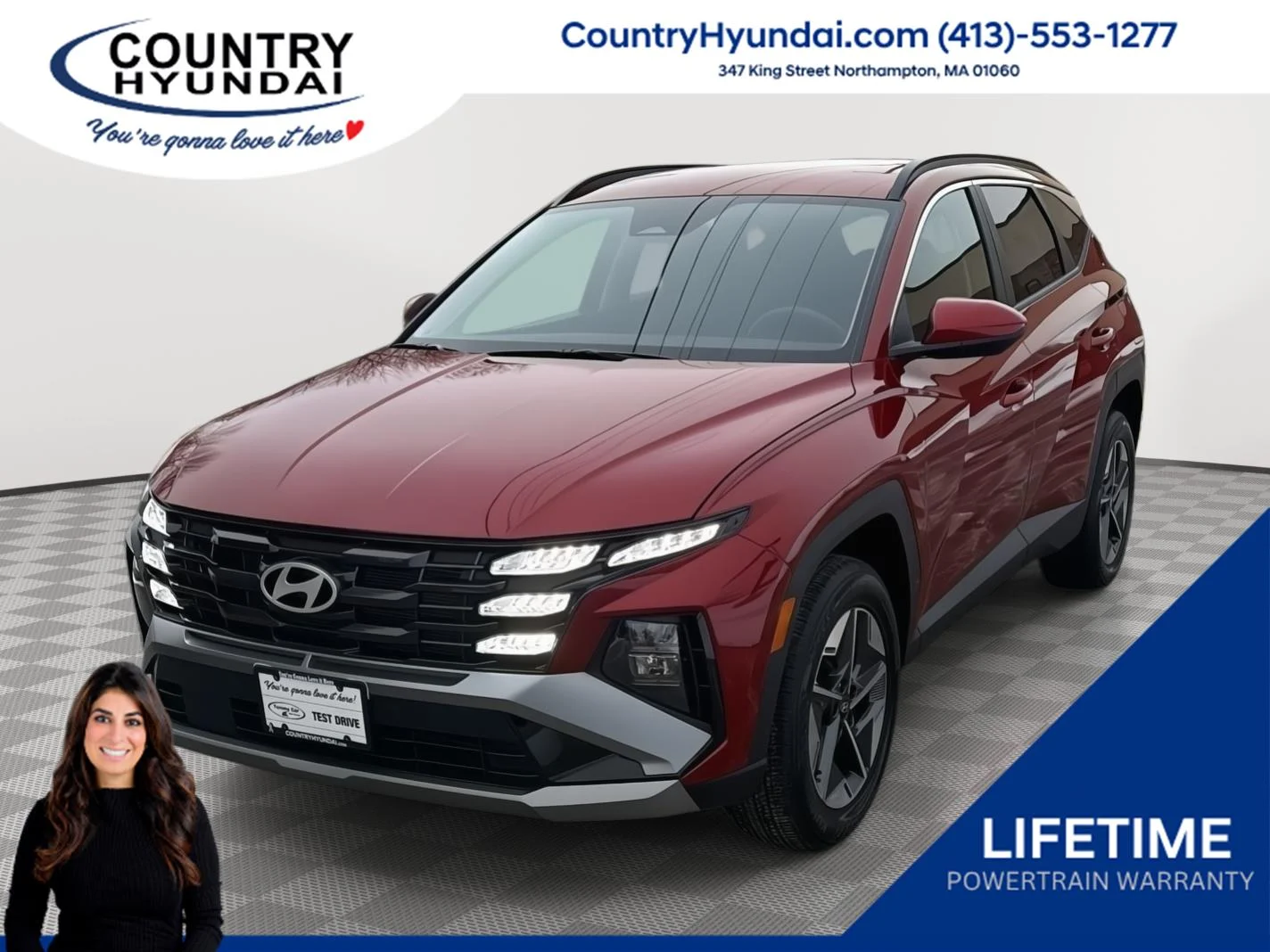 New 2026 Ultimate Red Hyundai SEL image 1