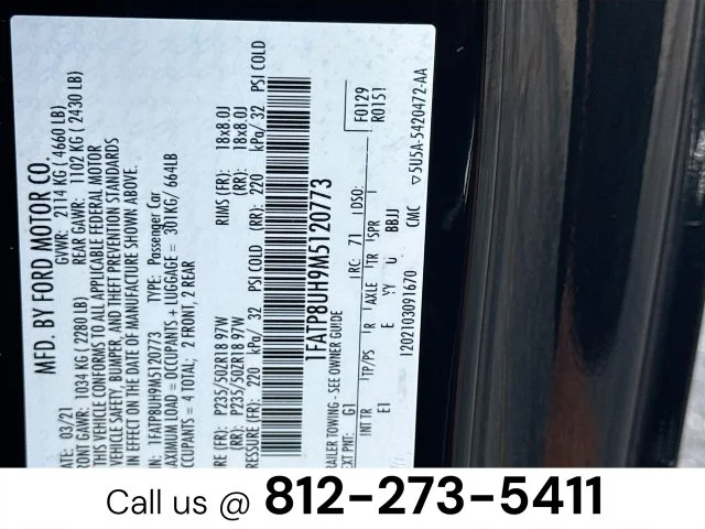 Used 2021 Black Ford EcoBoost Premium image 30