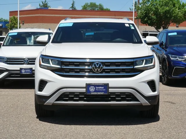 Certified 2023 Volkswagen Atlas Cross Sport SEL with VIN 1V2BC2CA3PC205786 for sale in Inver Grove Heights, Minnesota