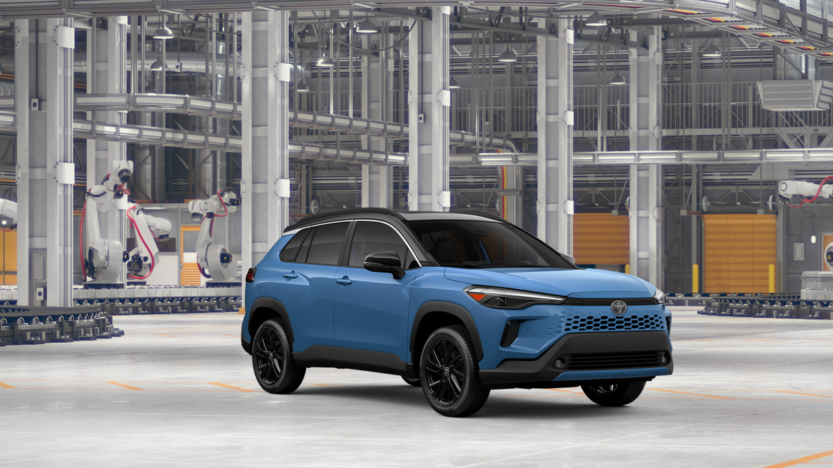 New 2026 Cavalry Blue with Jet Black roof Toyota Hybrid XSE image 15