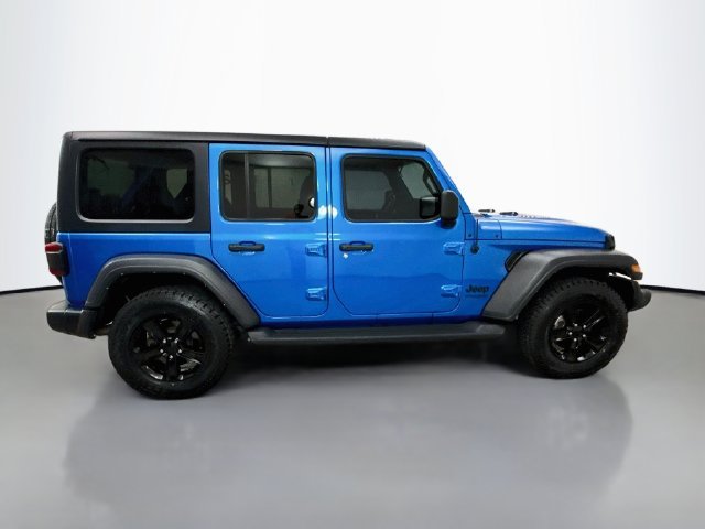 Used 2021 Blue Jeep Unlimited Sport Altitude image 8