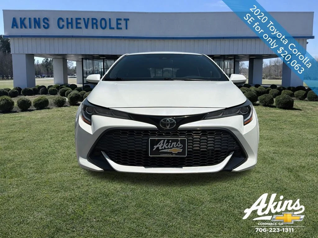 Used 2020 Toyota Corolla Hatchback SE with VIN JTND4RBE7L3092323 for sale in Commerce, GA