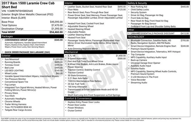 Used 2017 Silver Ram Laramie image 1