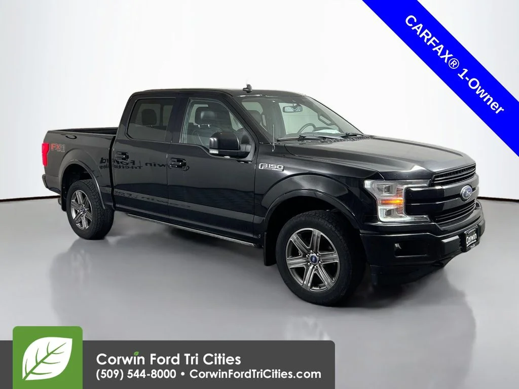 Used 2020 Agate Black Metallic Ford Lariat image 1
