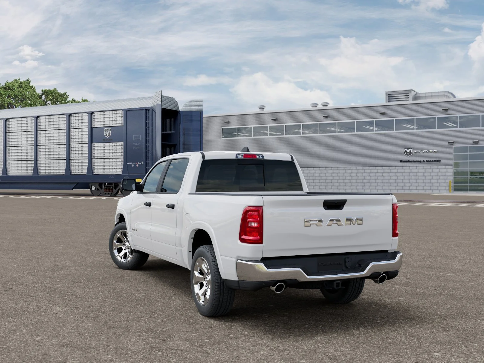 New 2027 Bright White Clearcoat Ram Big Horn/Lone Star image 3